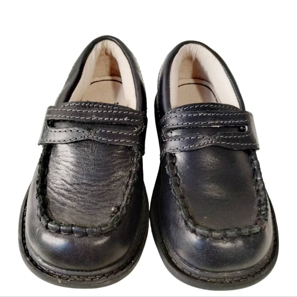 PEDIPED FLEX Fix System toddler Loafer 5.5 Black‎
